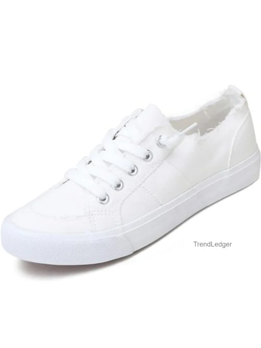 Obtaom Leopard Print Canvas Slip On Sneakers Comfy Casual Walking Shoes